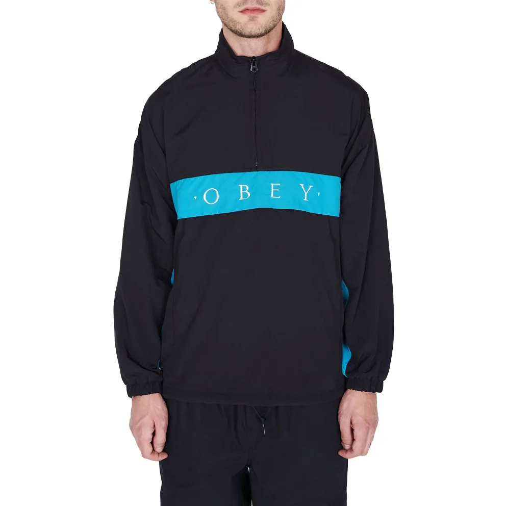 OBEY TITLE ANORAK JACKET // BLACK