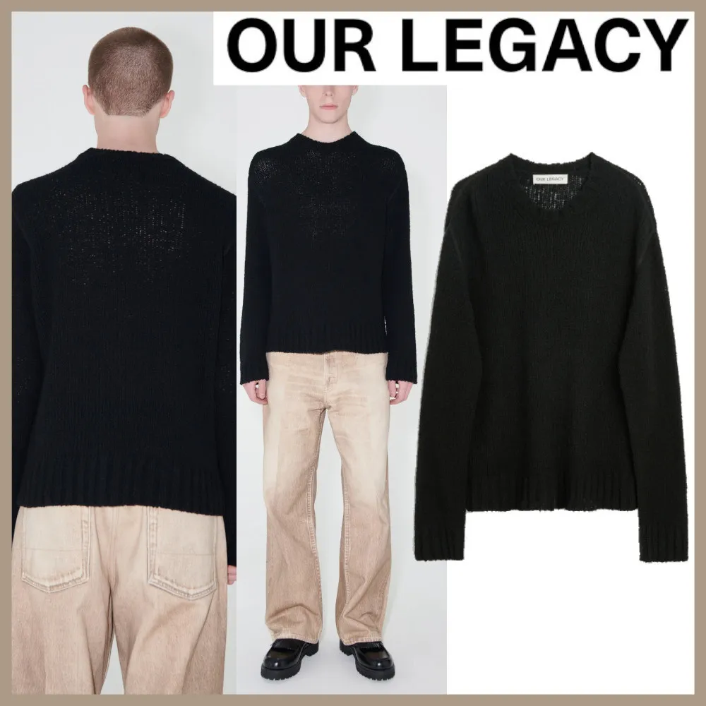 OUR LEGACY  |Unisex Wool Street Style Long Sleeves Plain Sweaters