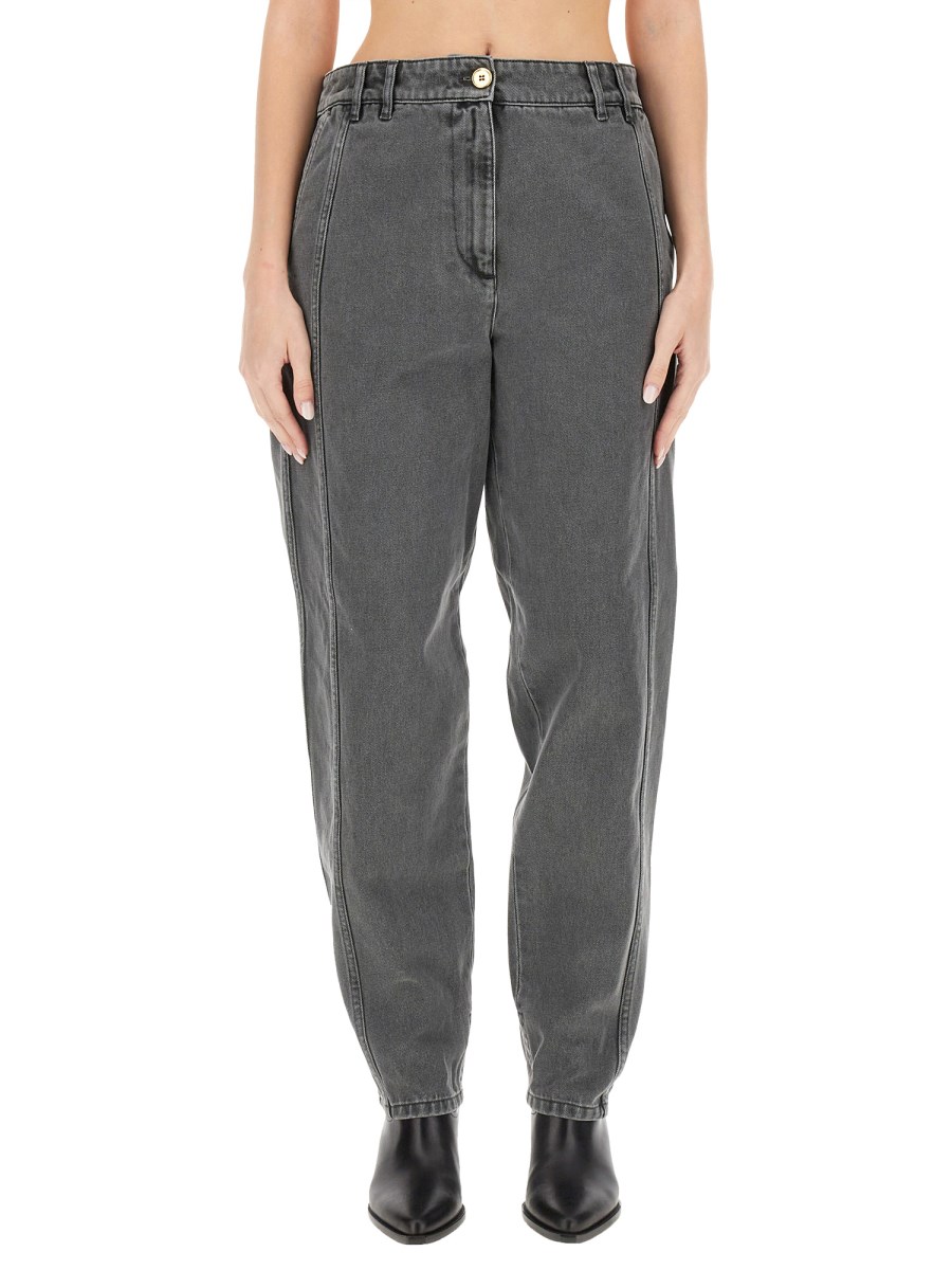 PATOU    COTTON DENIM CARGO PANTS