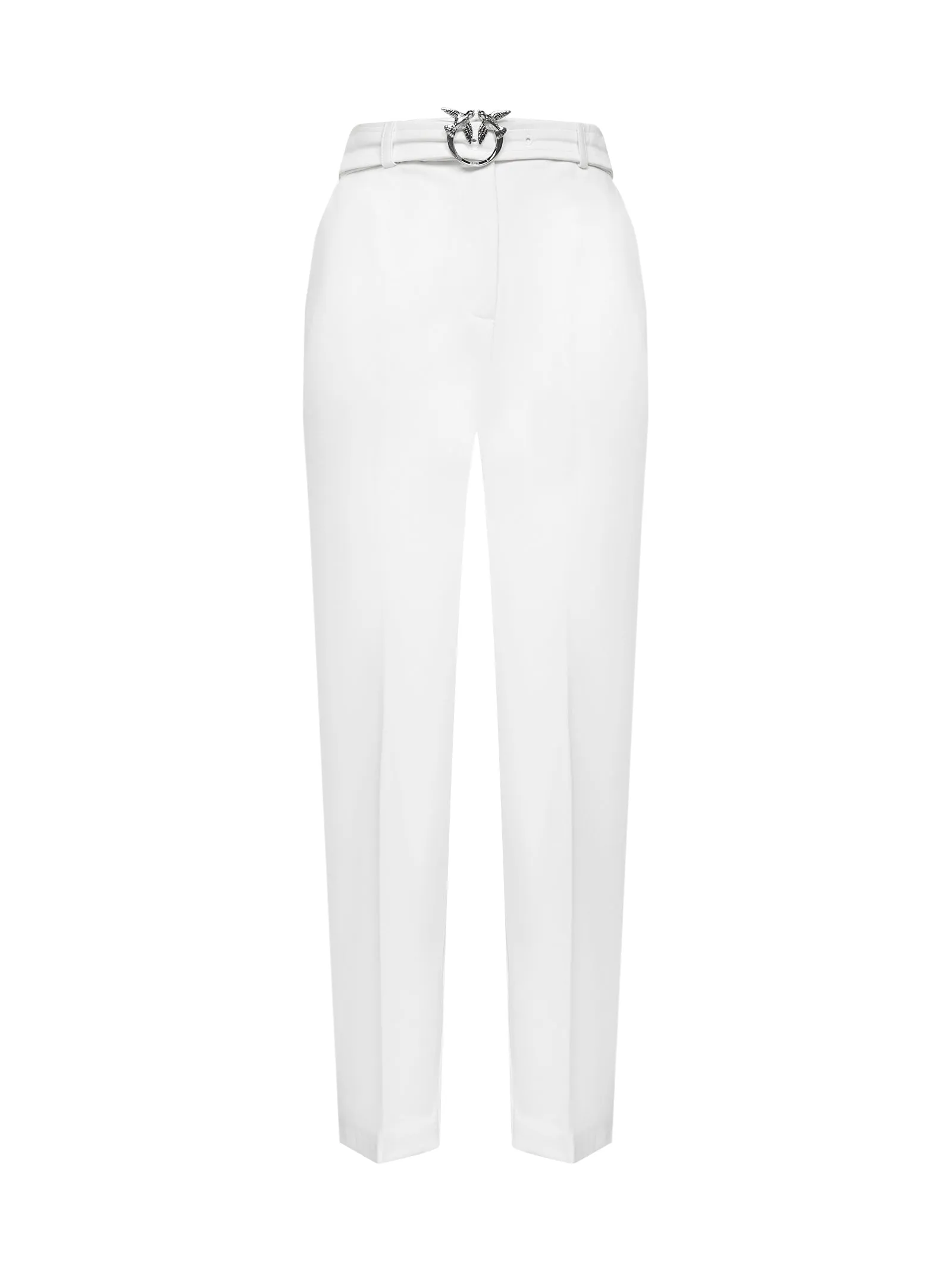 Pinko Logo Belted Waist Pants