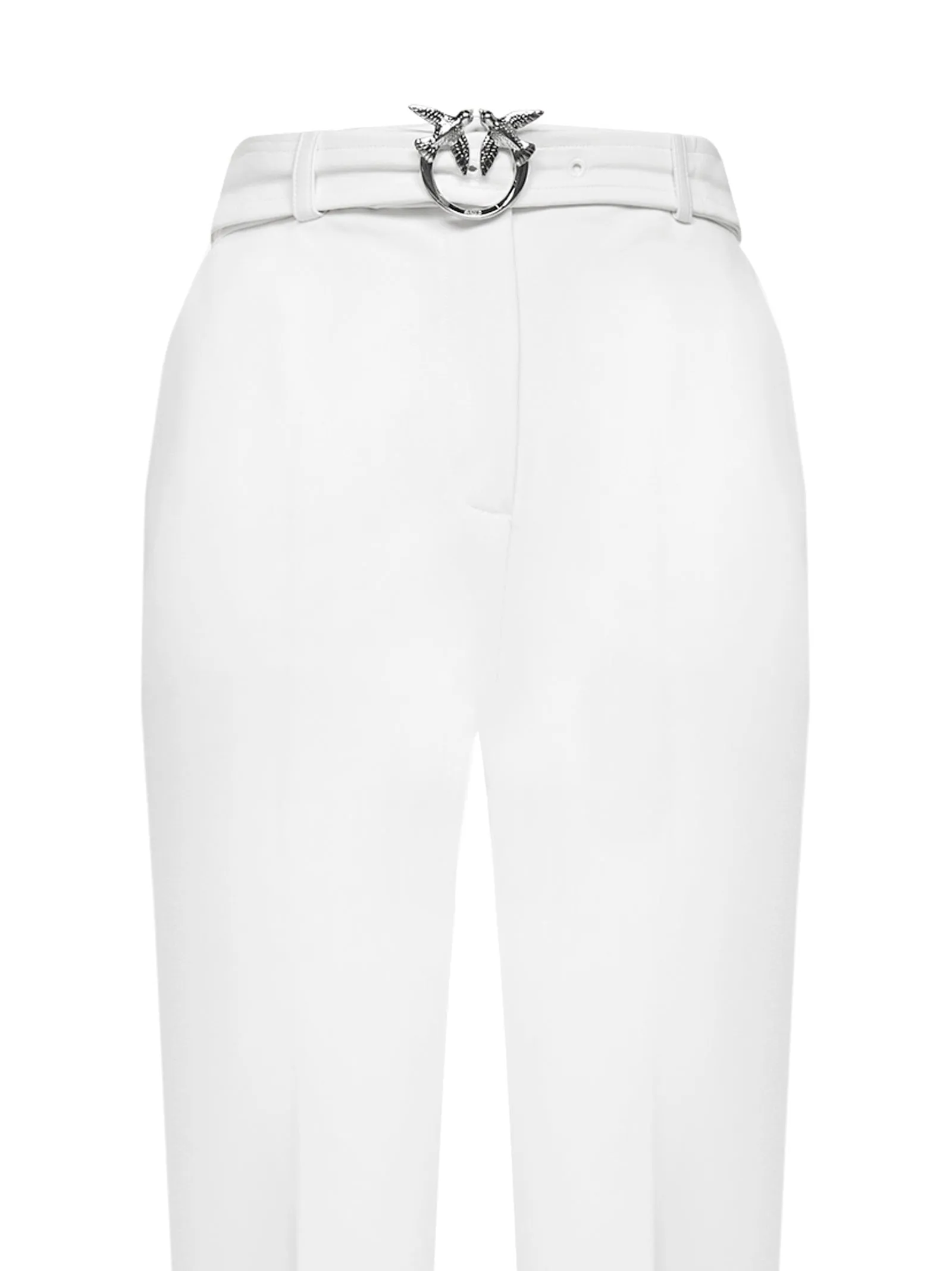 Pinko Logo Belted Waist Pants