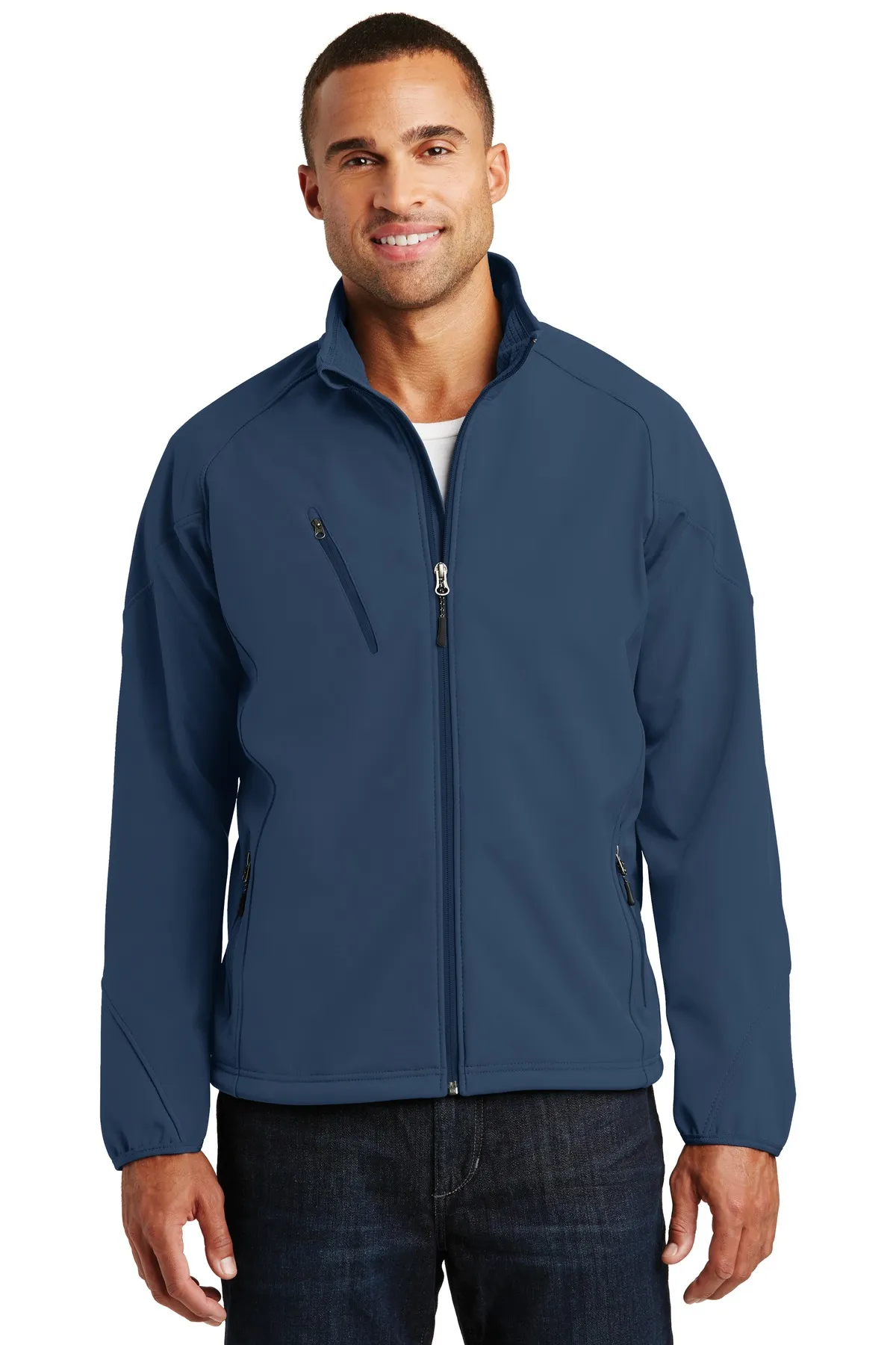 Port Authority Textured Soft Shell Jacket J705 SKU: J705