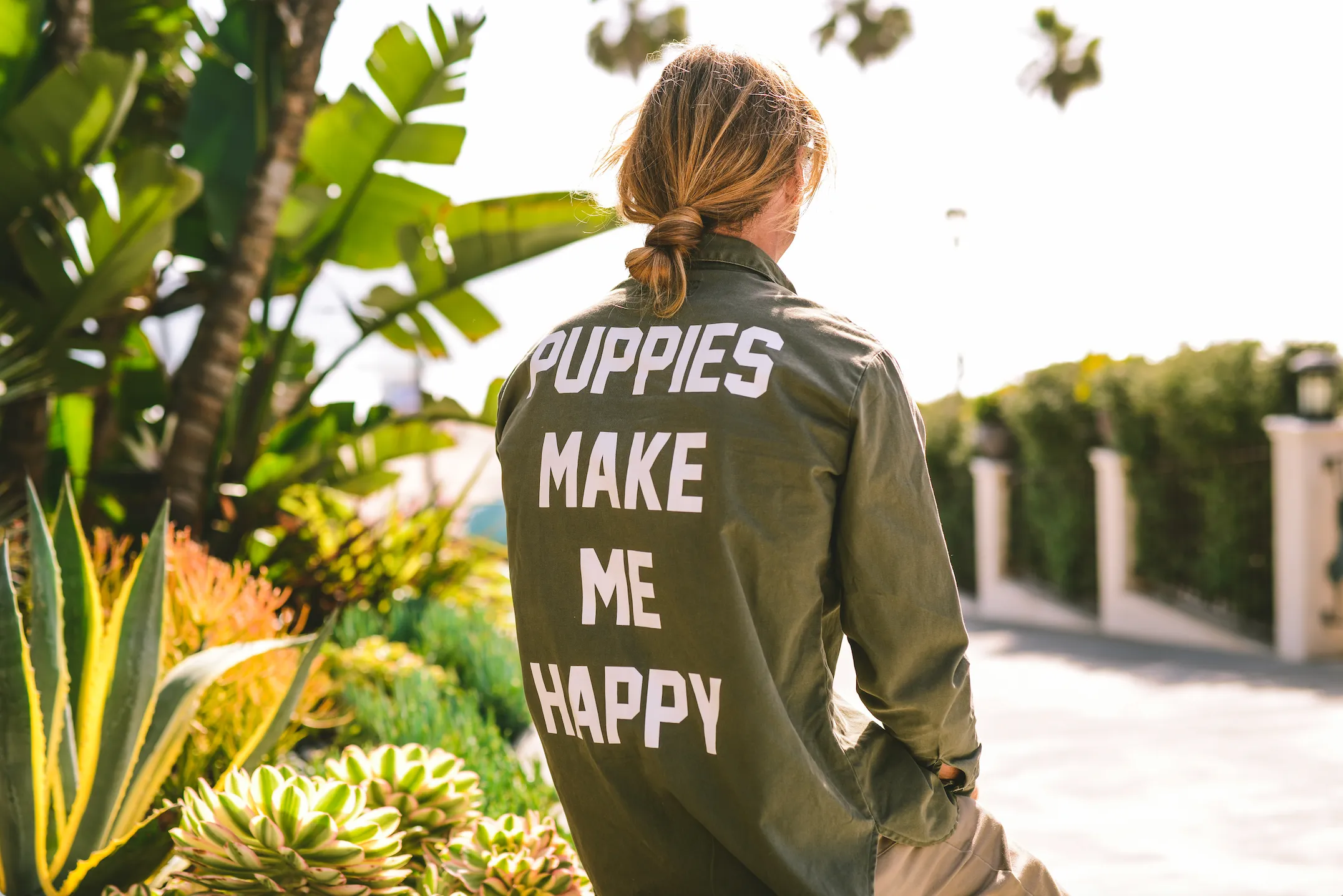 Puppies Club Military Button Up