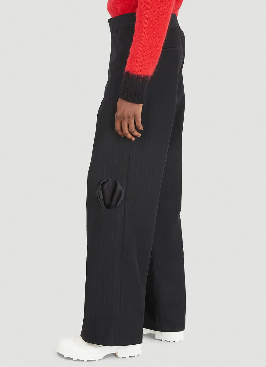 Raf Simons Workwear Pinstriped Pants