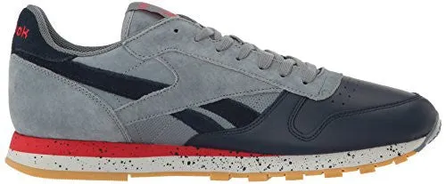 Reebok Men's CL Leather SM Fashion Sneaker-reebok