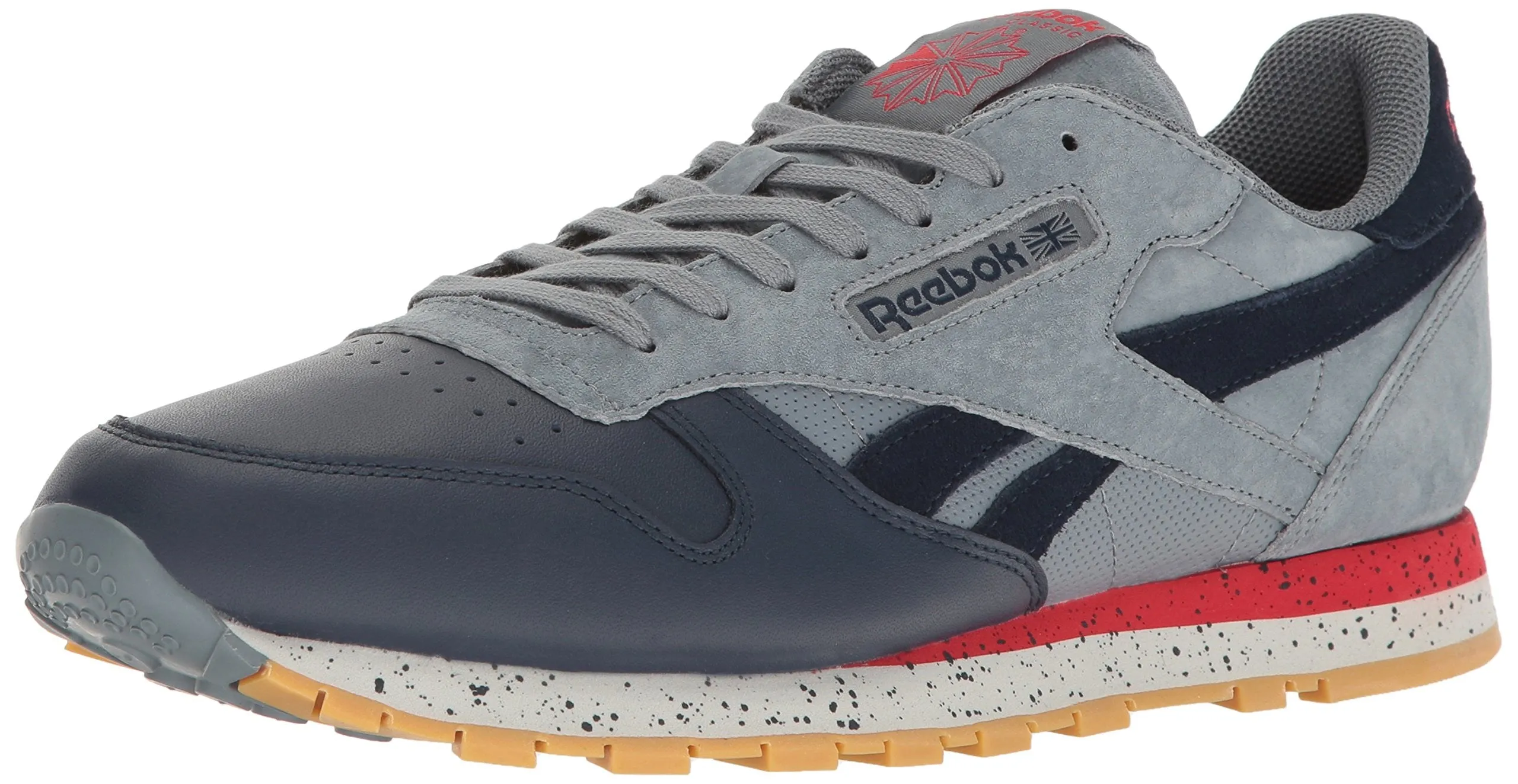 Reebok Men's CL Leather SM Fashion Sneaker-reebok