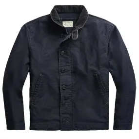 RRL by Ralph Lauren Jungle Cloth Deck Jacket Dark Navy