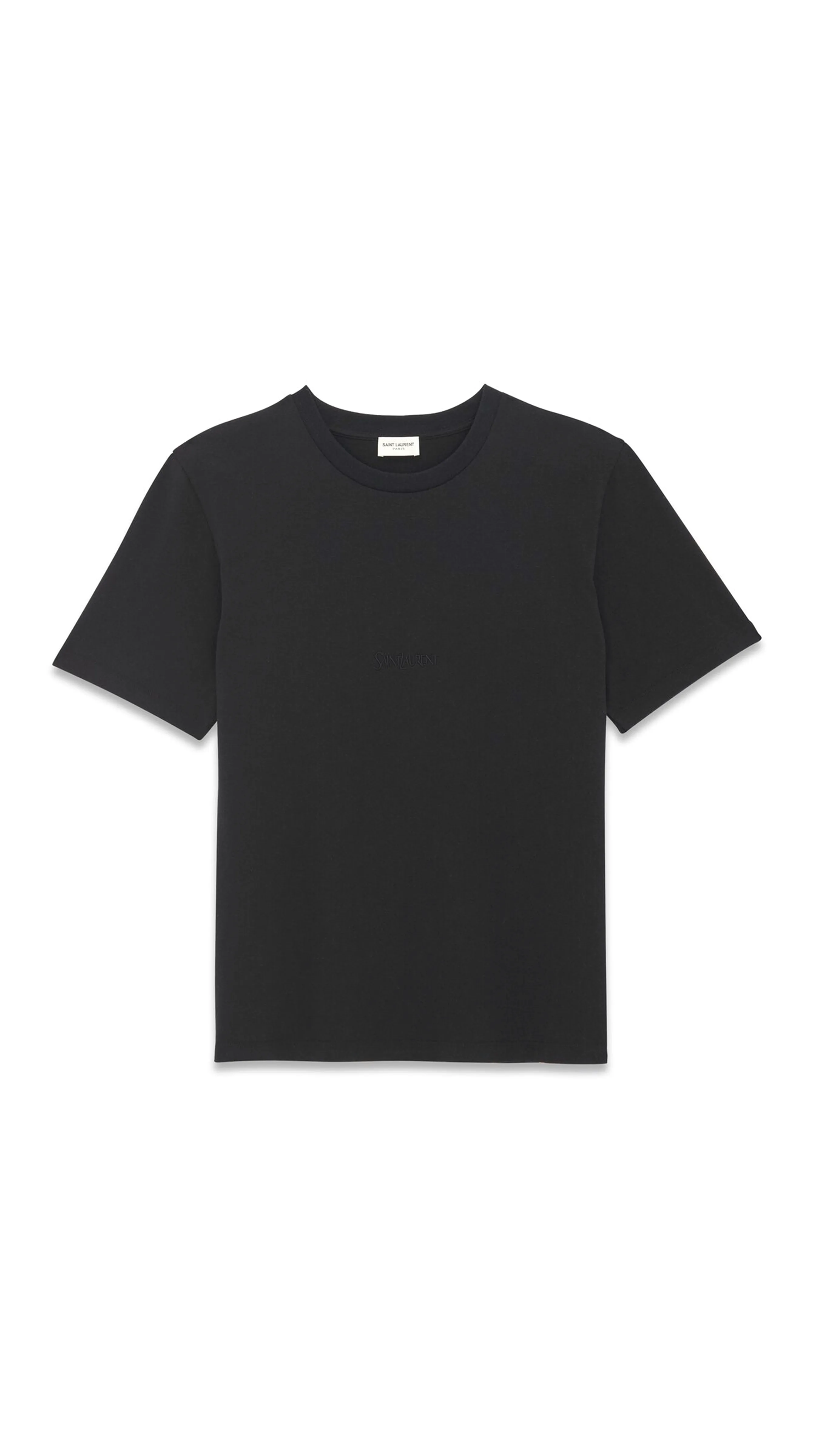 Saint Laurent Cotton T-shirt - Black