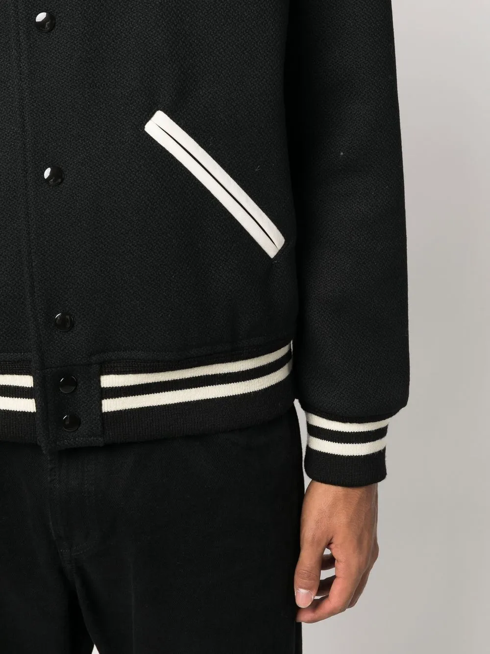 SAINT LAURENT Men's 24SS NOIR BLANC Jacket