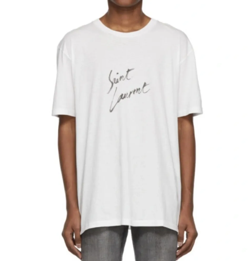 Saint Laurent  |SAINT LAURENT SIGNATURE T-SHIRT