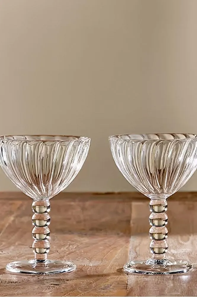 Santosa Champagne Glasses Set of 2    