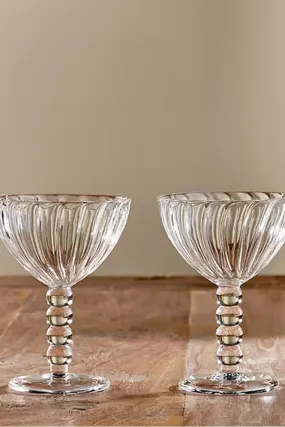 Santosa Champagne Glasses Set of 2    