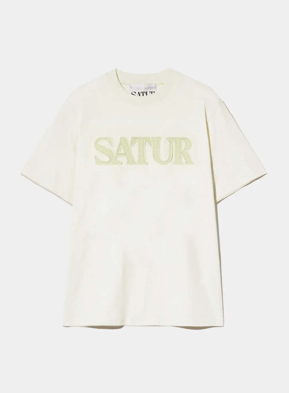 SATUR  |Crew Neck Unisex Street Style U-Neck Plain Cotton