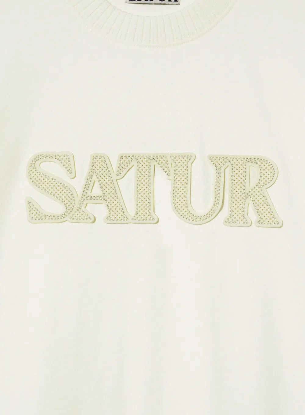 SATUR  |Crew Neck Unisex Street Style U-Neck Plain Cotton