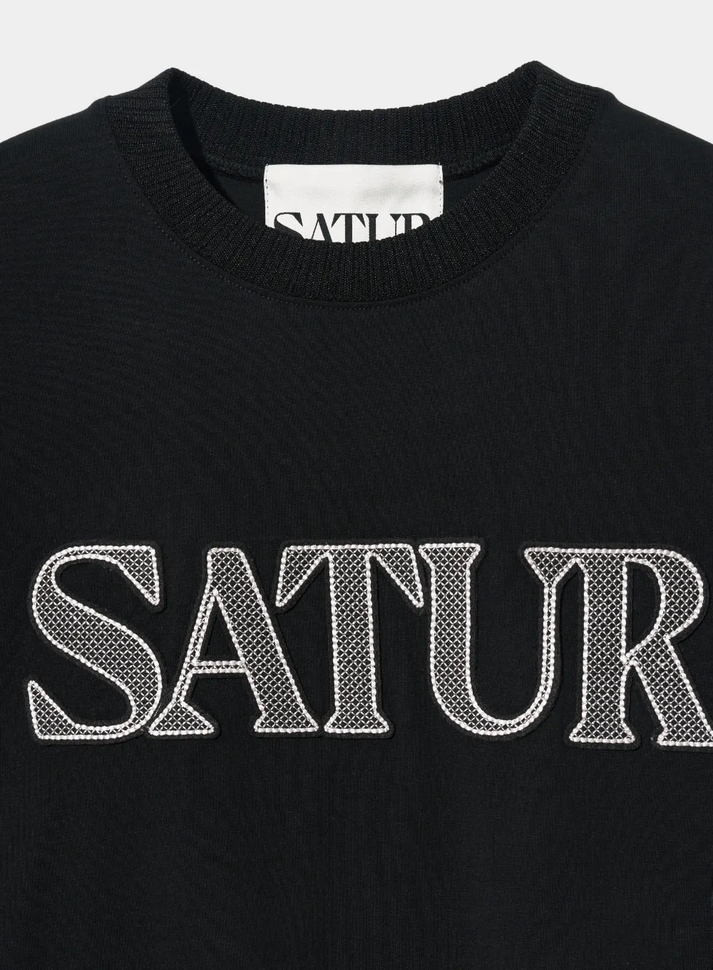 SATUR  |Crew Neck Unisex Street Style U-Neck Plain Cotton