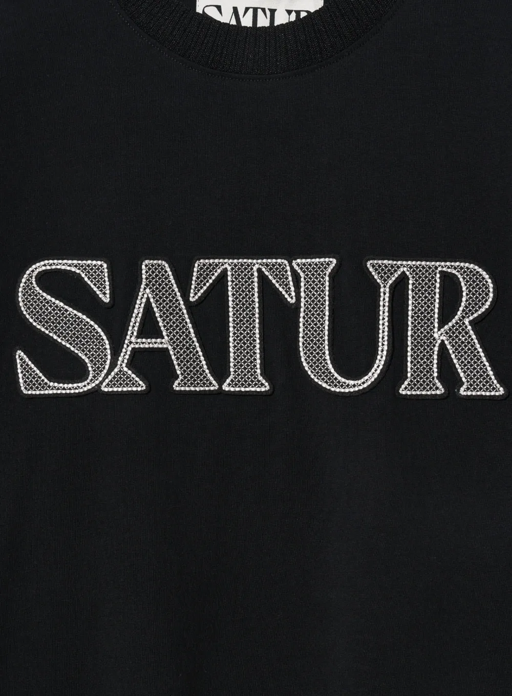 SATUR  |Crew Neck Unisex Street Style U-Neck Plain Cotton