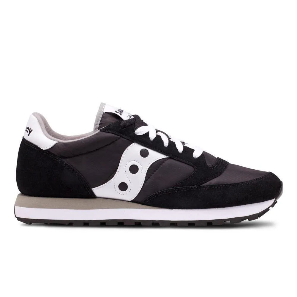 Saucony Men's Jazz Original Sneaker, Black/White, 3.5