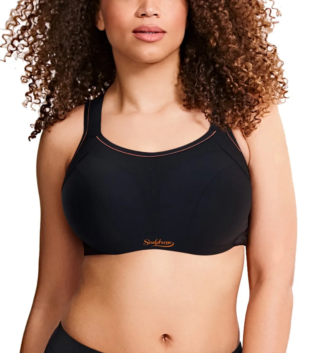 Sculptresse by Panache Non-padded Underwire Sports Bra (9441) - Black