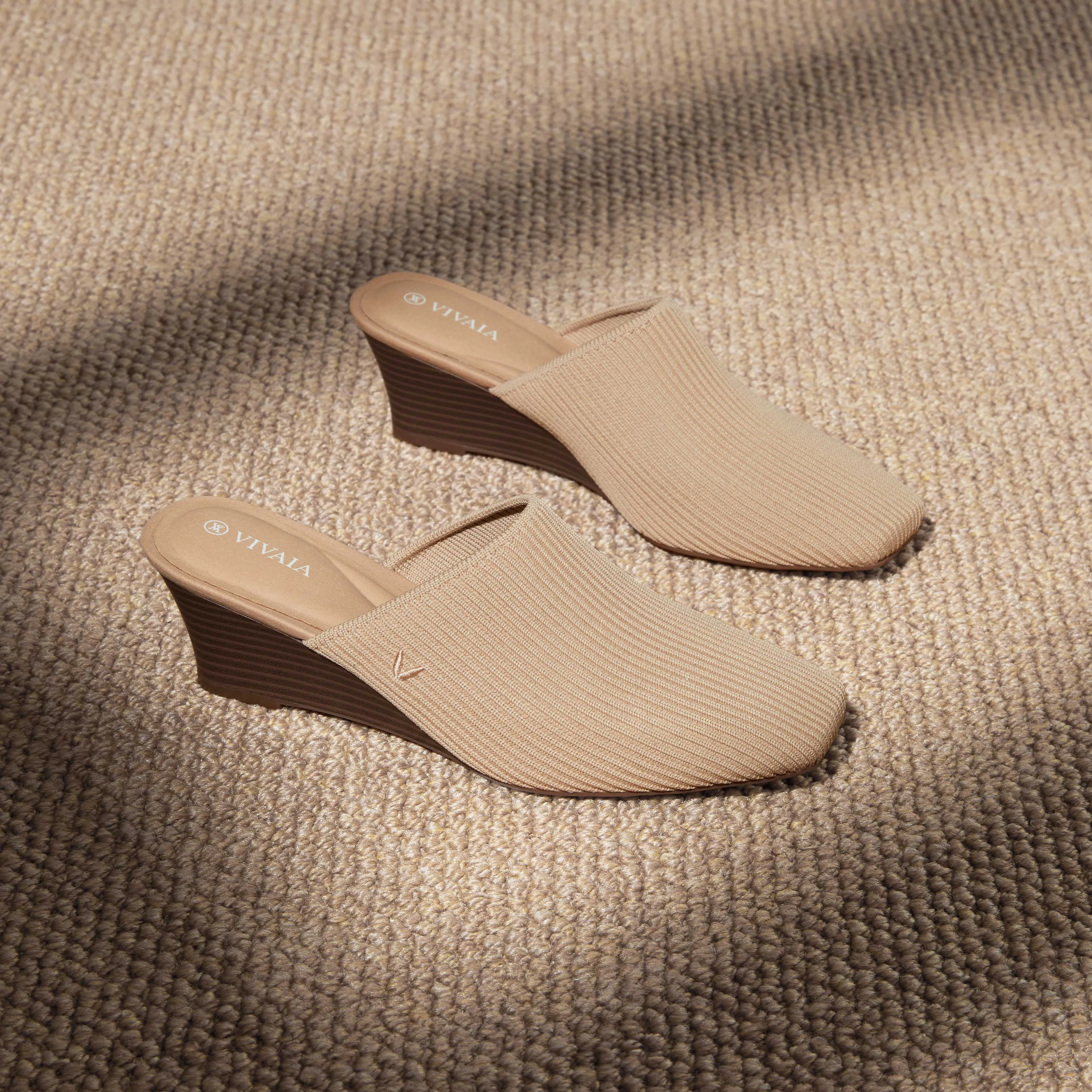   Square-Toe Wedge Mules (Margot Wedge Mules)