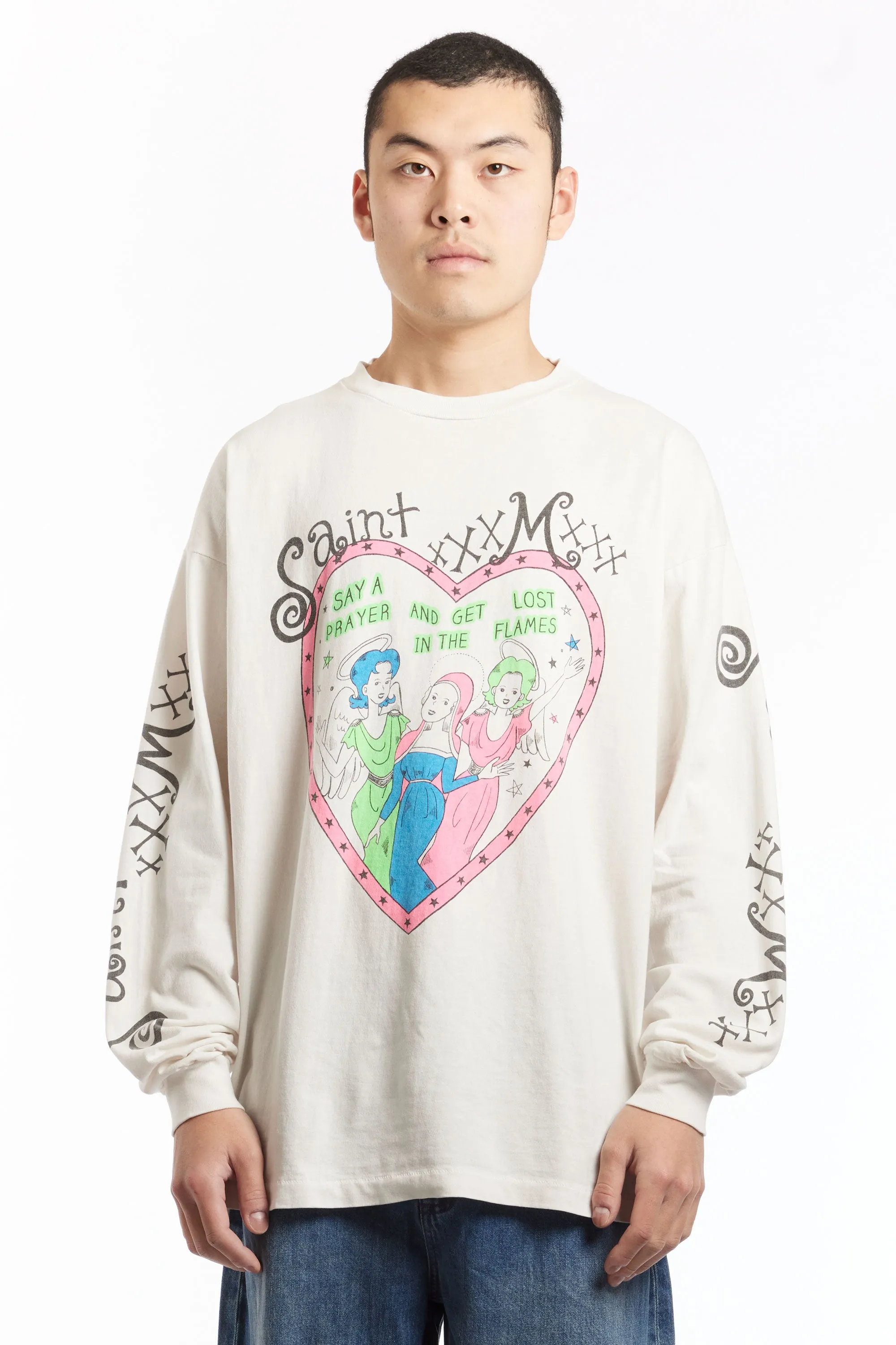 ST MXXXXXX - PINK HEART LS TEE