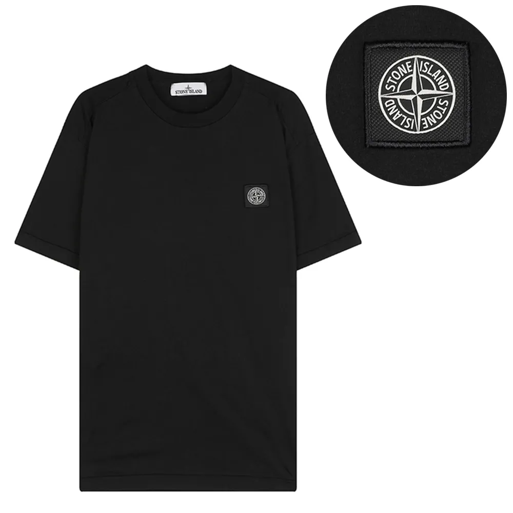 STONE ISLAND  |Street Style Cotton Short Sleeves Logo T-Shirts