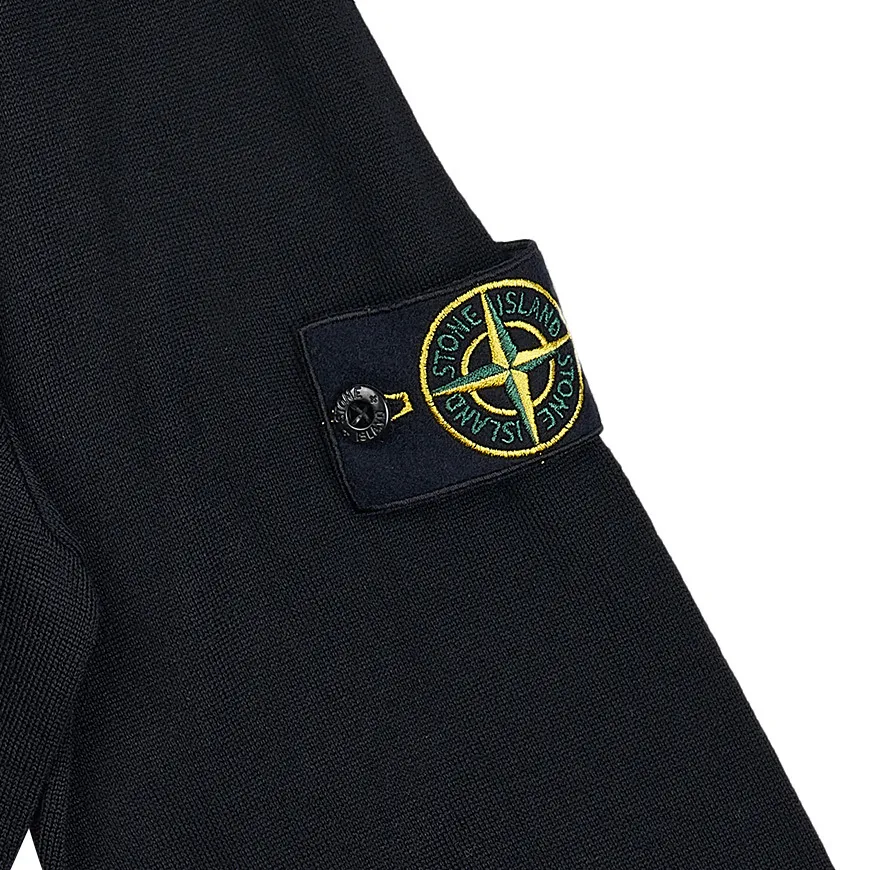 STONE ISLAND  |Unisex Street Style Long Sleeves Logo Sweaters