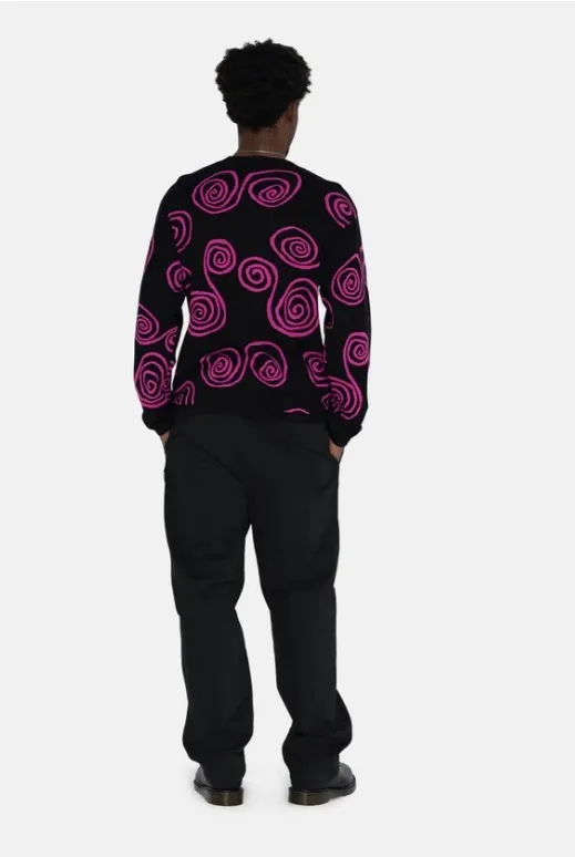 STUSSY  |Unisex Street Style Logo Skater Style Sweaters