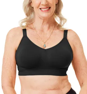 Sugar Candy by Cake Seamless Basic Everyday Softcup Bra (28-8005) - Black