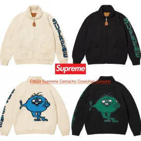 Supreme  |Unisex Street Style Skater Style Sweaters