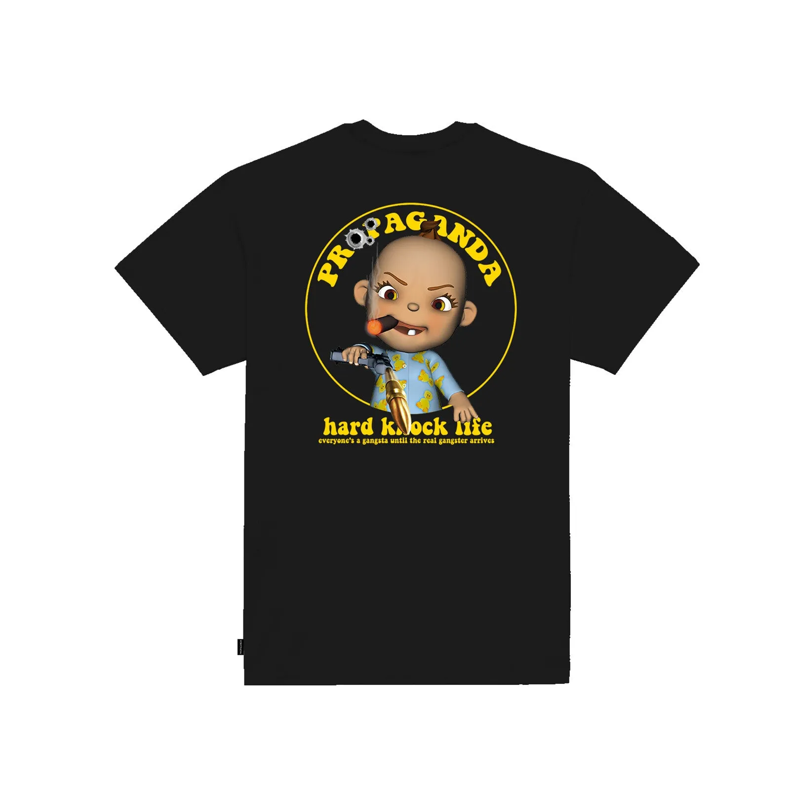 T-shirt PROPAGANDA stampa Daycare nero