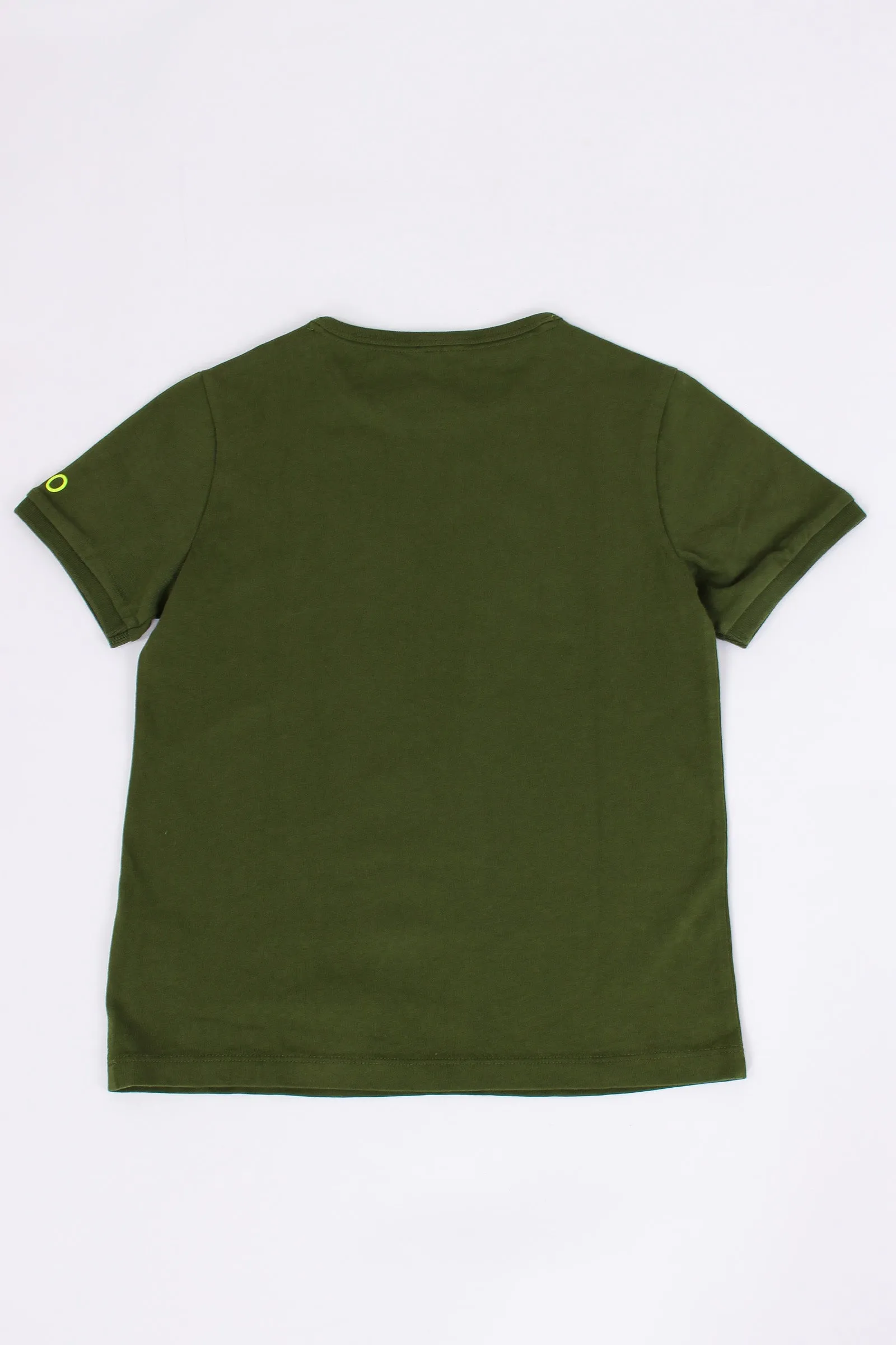 T-shirt Scritta Logo Verde