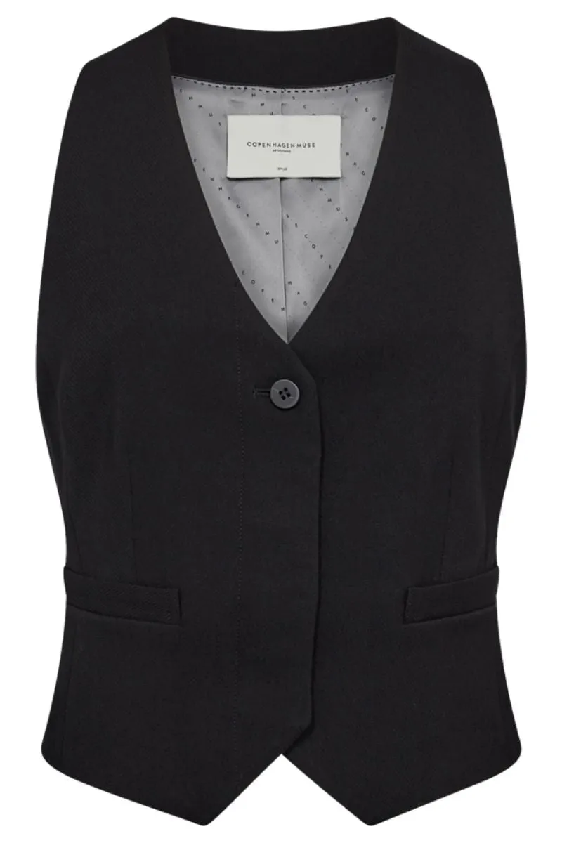 Tailor Waistcoat 201671 | Black | Jakke fra Copenhagen Muse