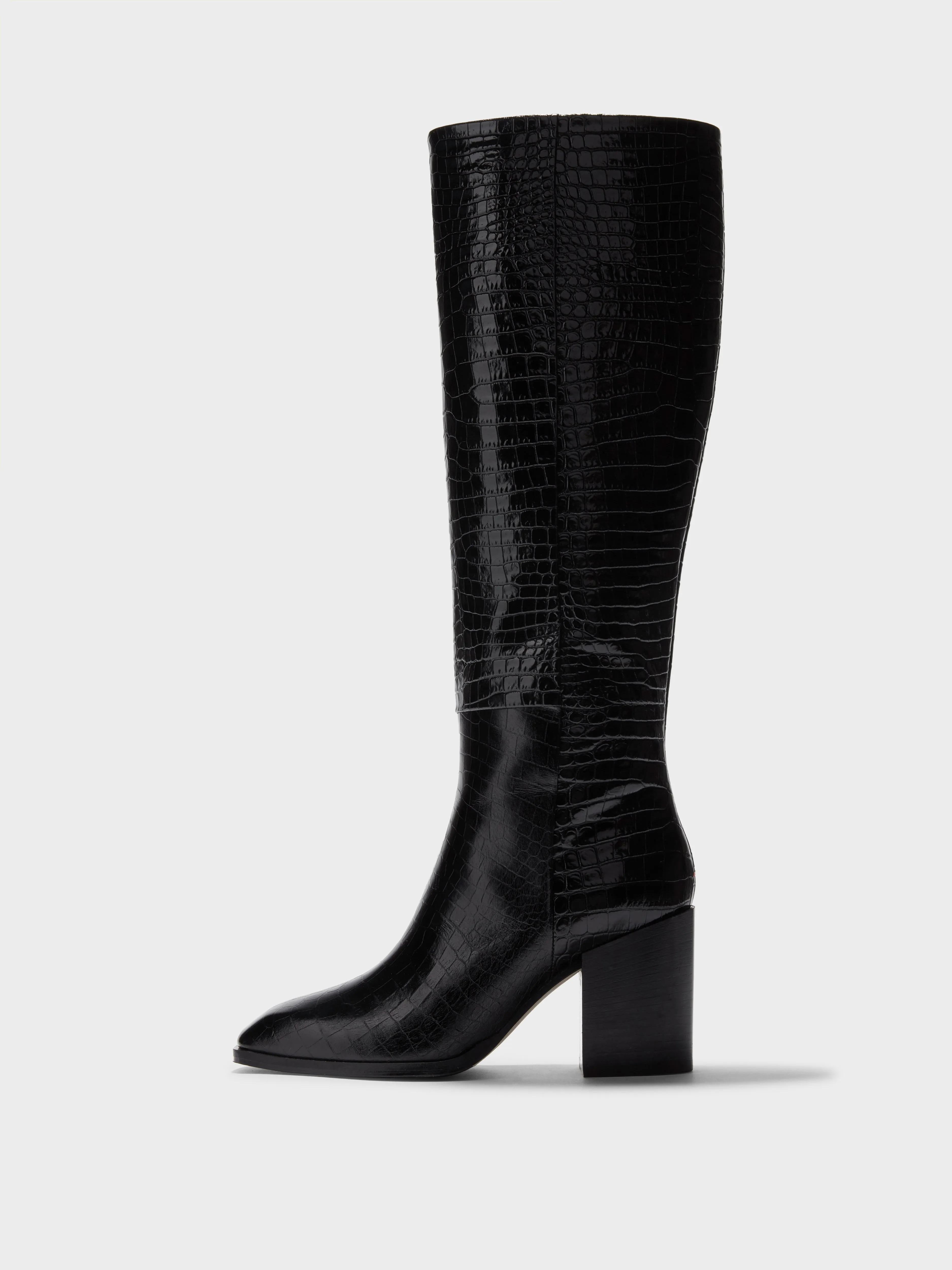 Teresa Leather Knee-High Boots 