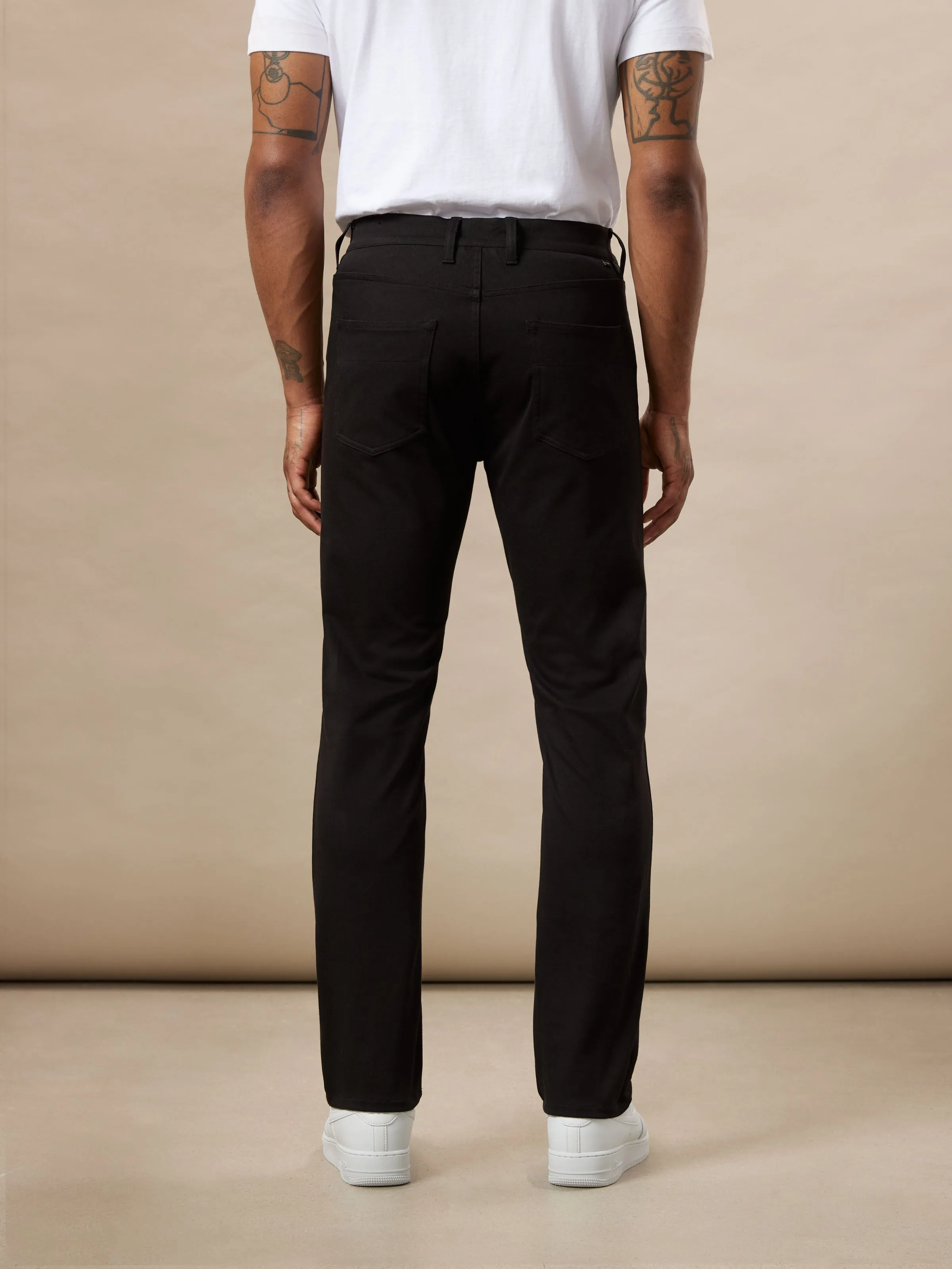 The Brunswick Slim Flex Pant in Black