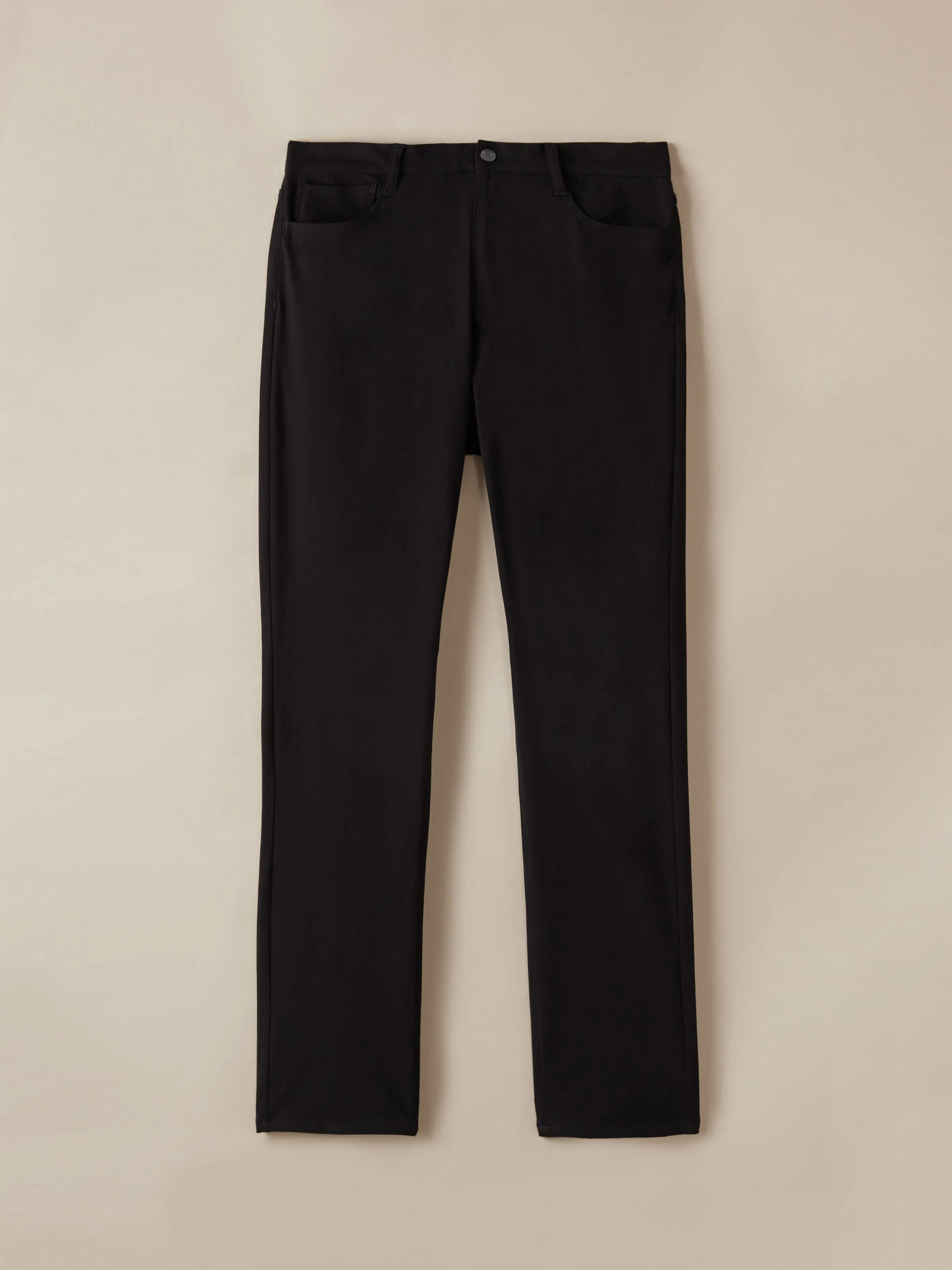 The Brunswick Slim Flex Pant in Black