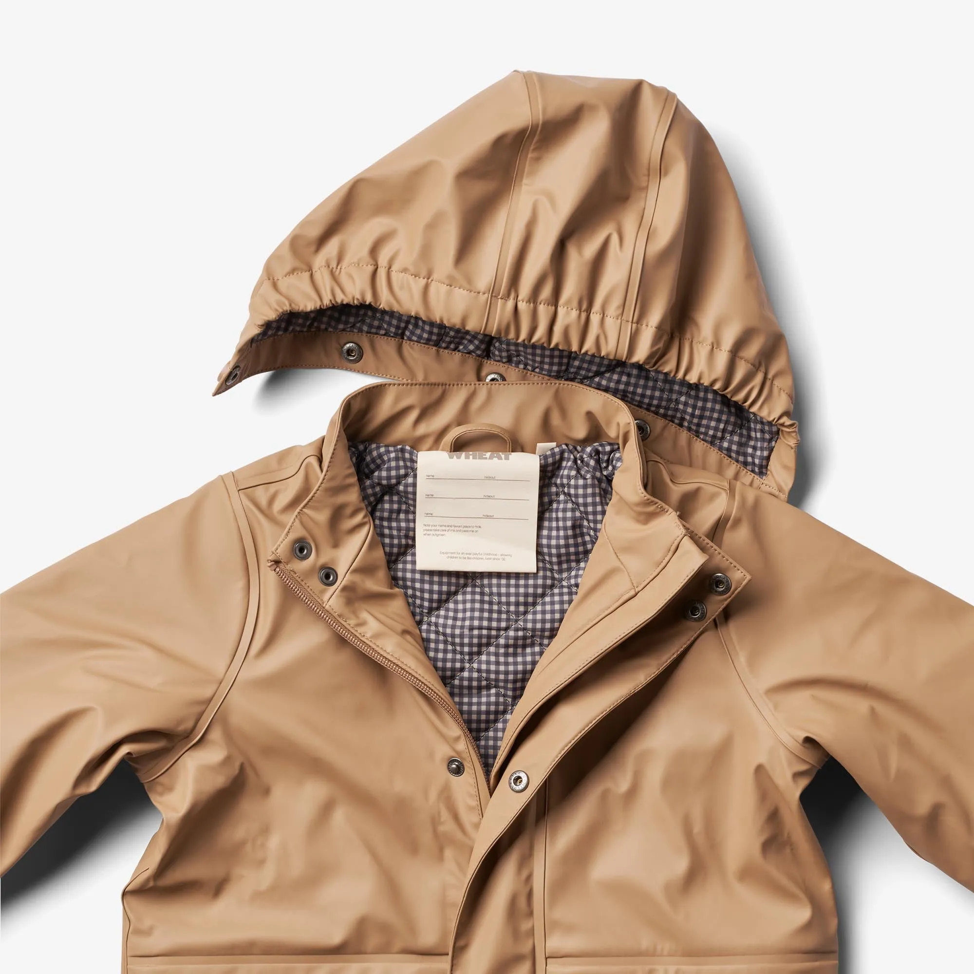 Thermo Rain Coat Aju - cappuccino