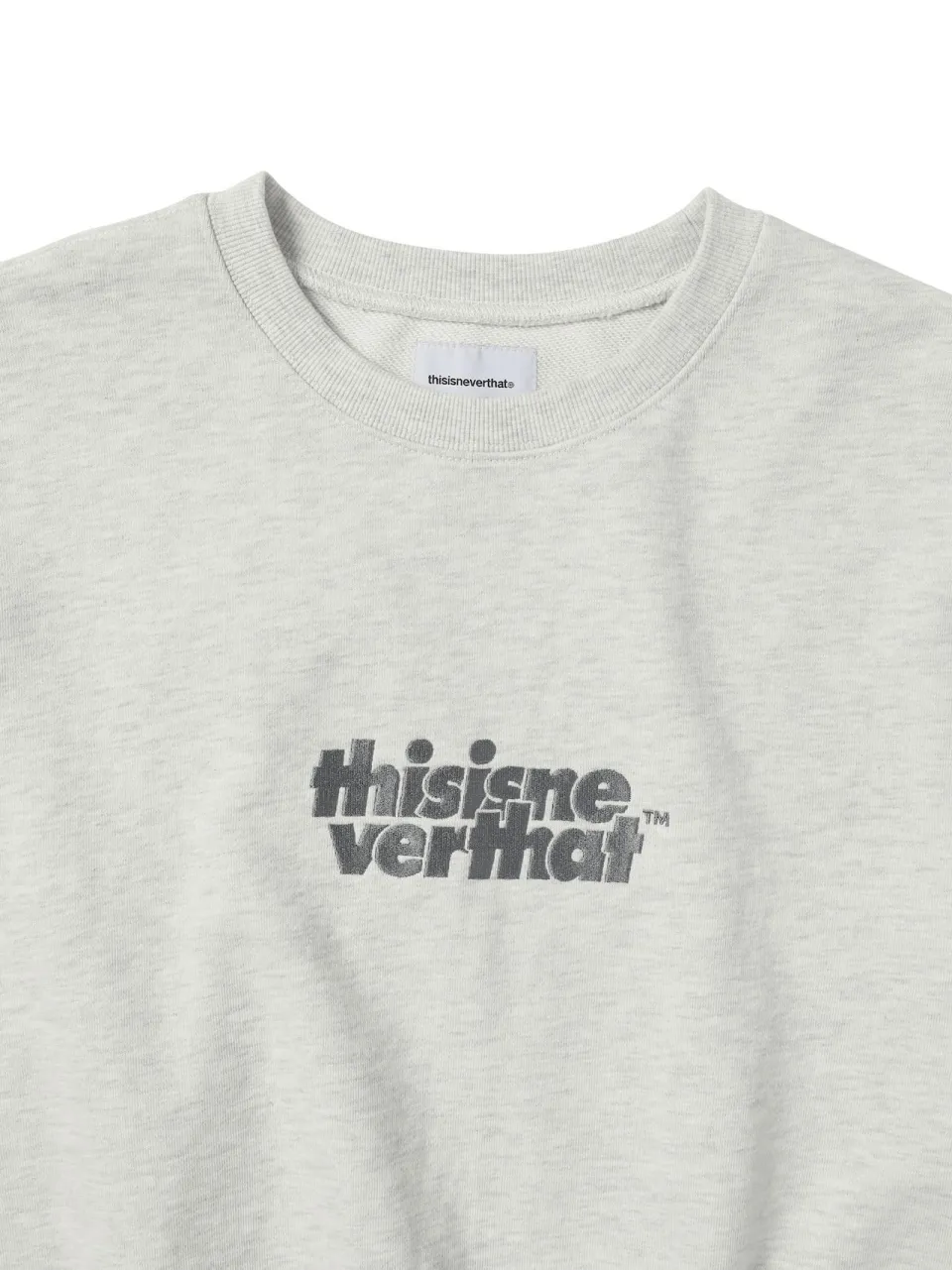 thisisneverthat  |Unisex Street Style Plain Cotton Logo Sweaters