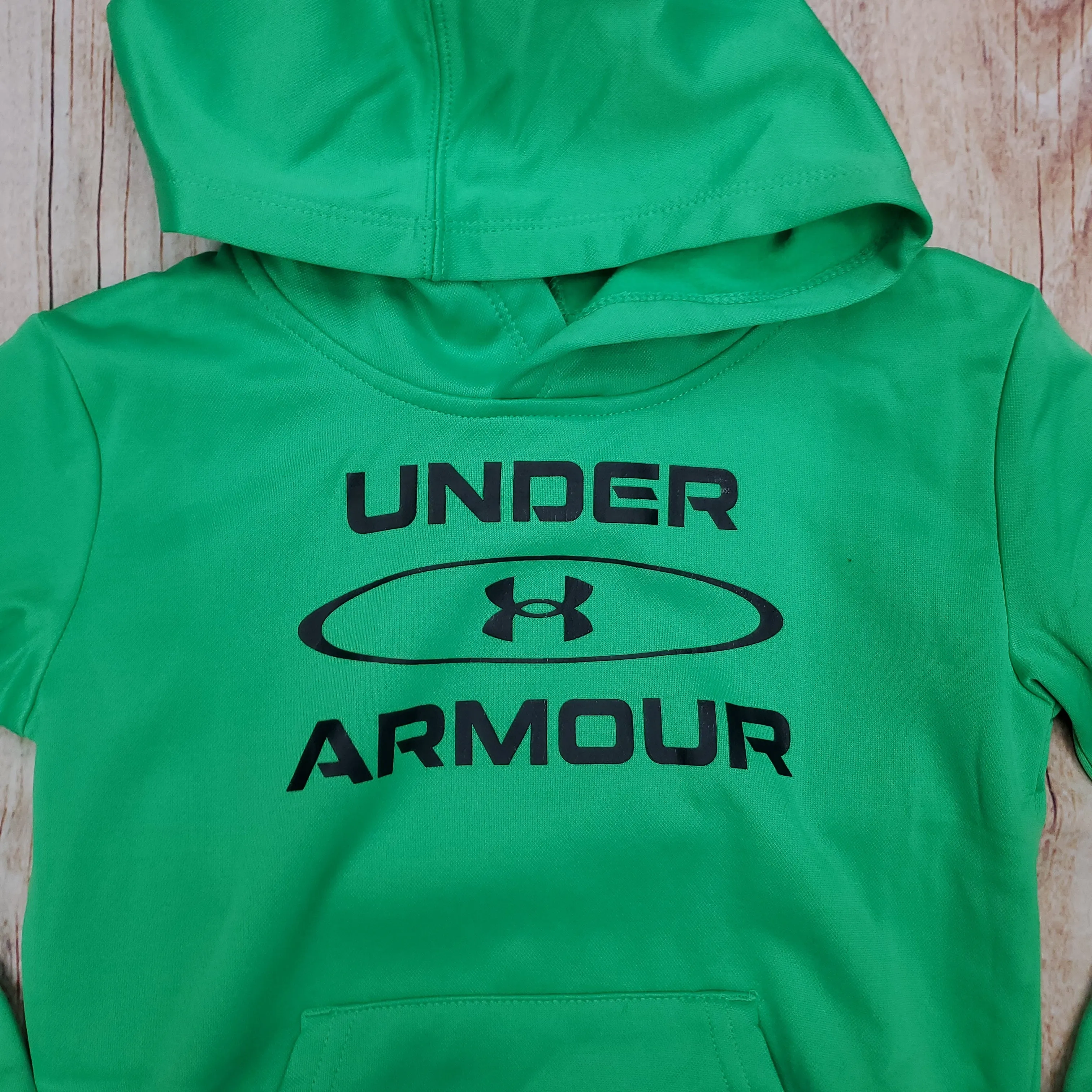 UA INFINITY LOGO EXTREME GREEN HOODIE