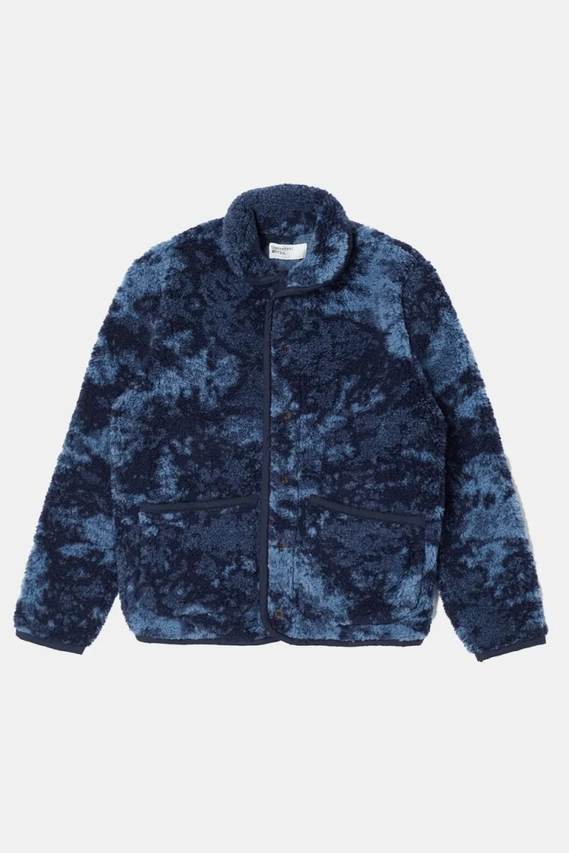 Universal Works Space Dyed Lancaster Jacket (Blue Fleece)