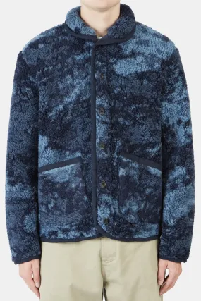 Universal Works Space Dyed Lancaster Jacket (Blue Fleece)