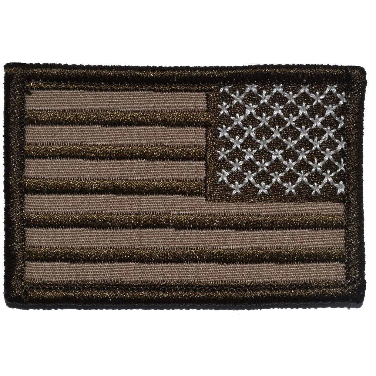 US Flag - 2x3 Patch - Coyote Brown w/ Coyote Brown