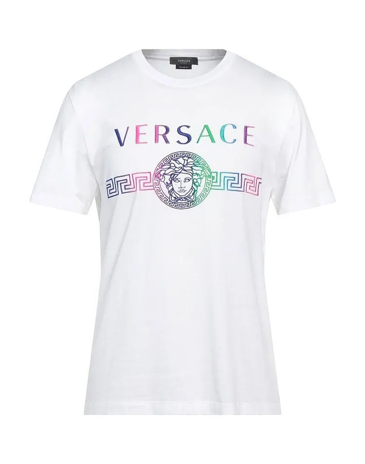 VERSACE  |Short Sleeves Logo Luxury T-Shirts