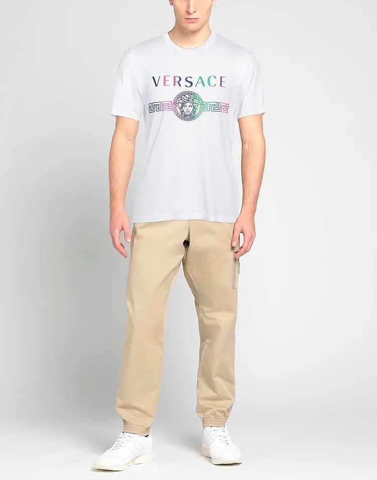 VERSACE  |Short Sleeves Logo Luxury T-Shirts