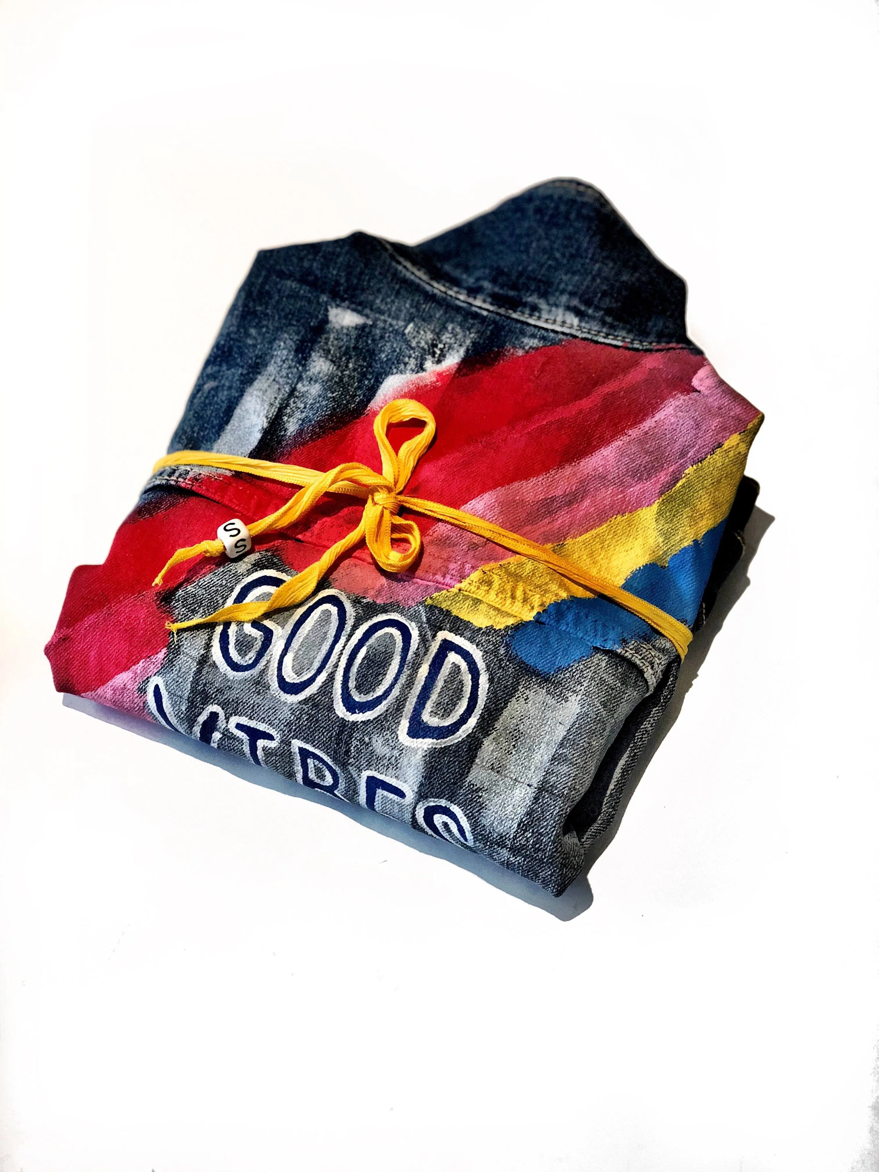 'VIBEZ' DENIM JACKET - Girls