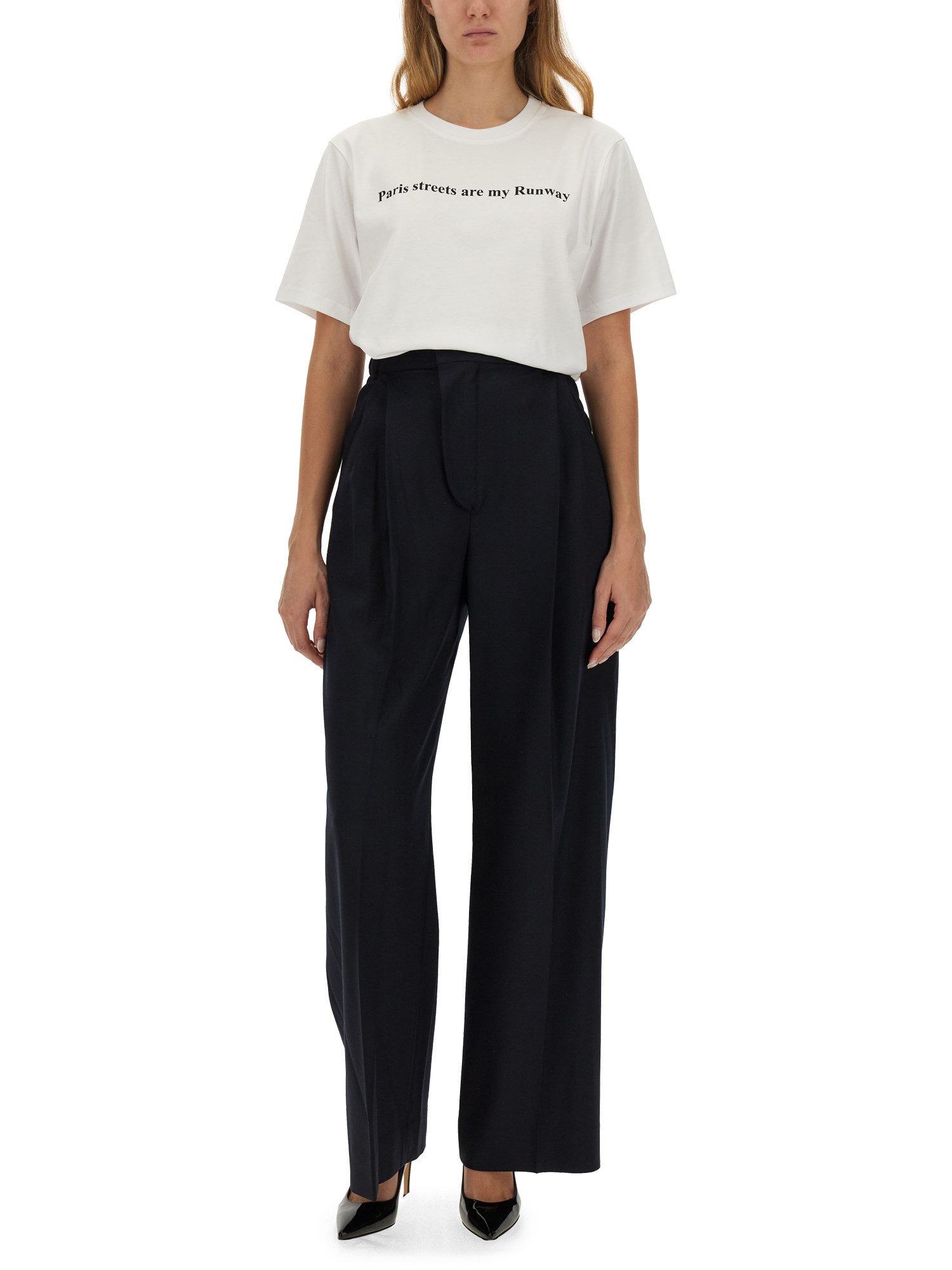 VICTORIA BECKHAM    WIDE LEG PANTS