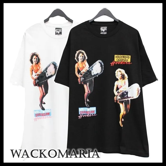 WACKO MARIA  |Street Style U-Neck Cotton Short Sleeves T-Shirts