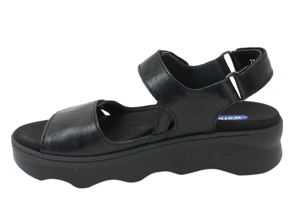 Wolky Sandals Medusa Black