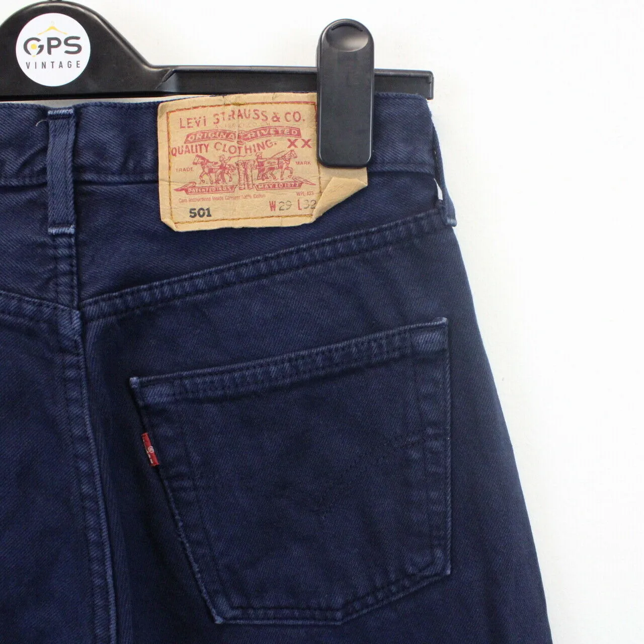 Womens LEVIS 501 Jeans Indigo | W29 L32