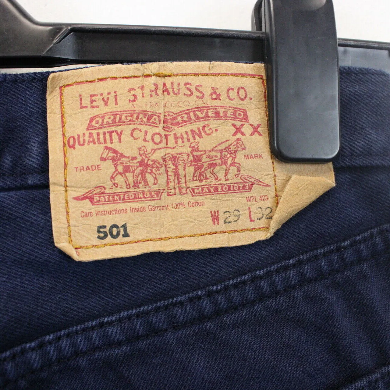 Womens LEVIS 501 Jeans Indigo | W29 L32