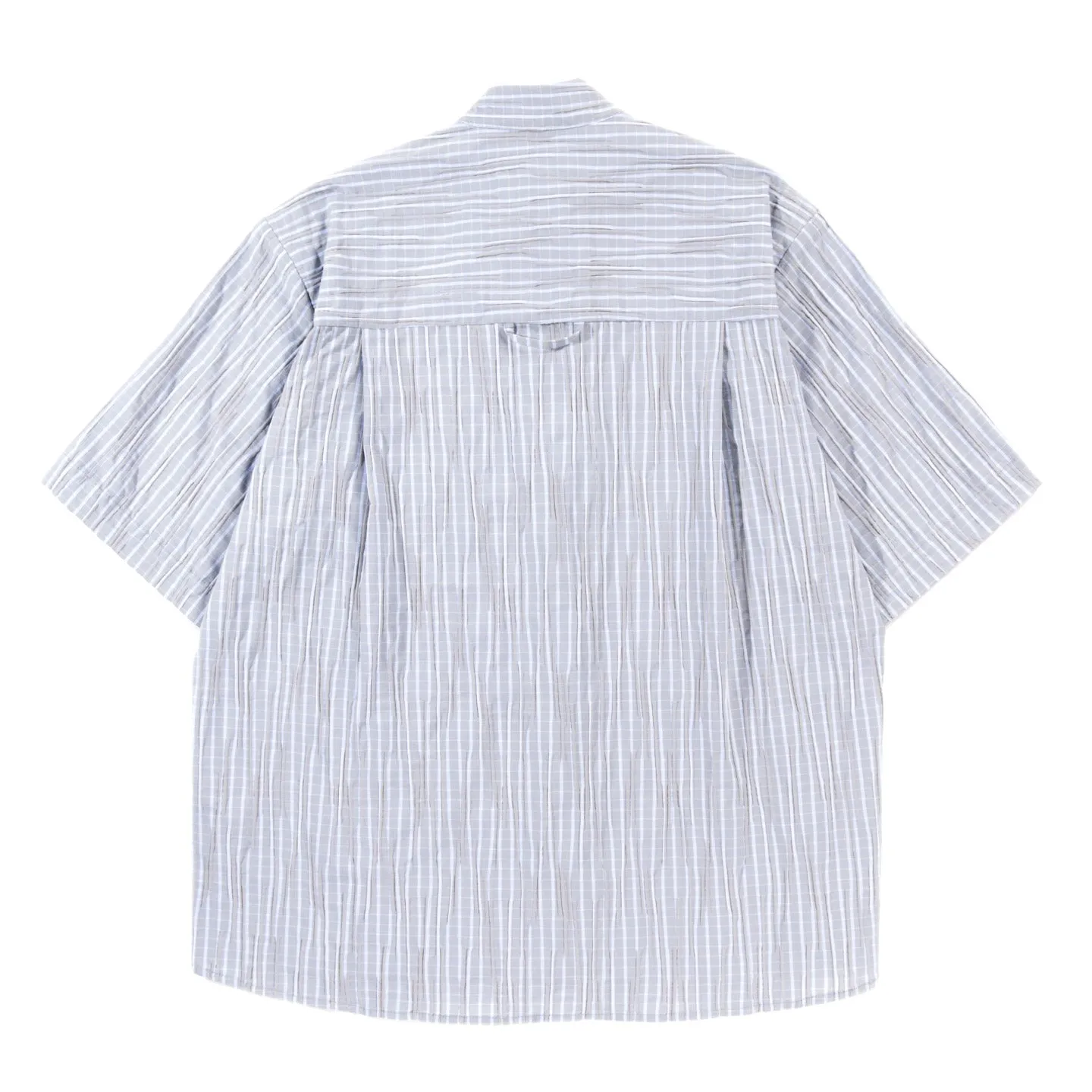 XENIA TELUNTS SHORT SLEEVE EDOH SHIRT BLUE STRIPE